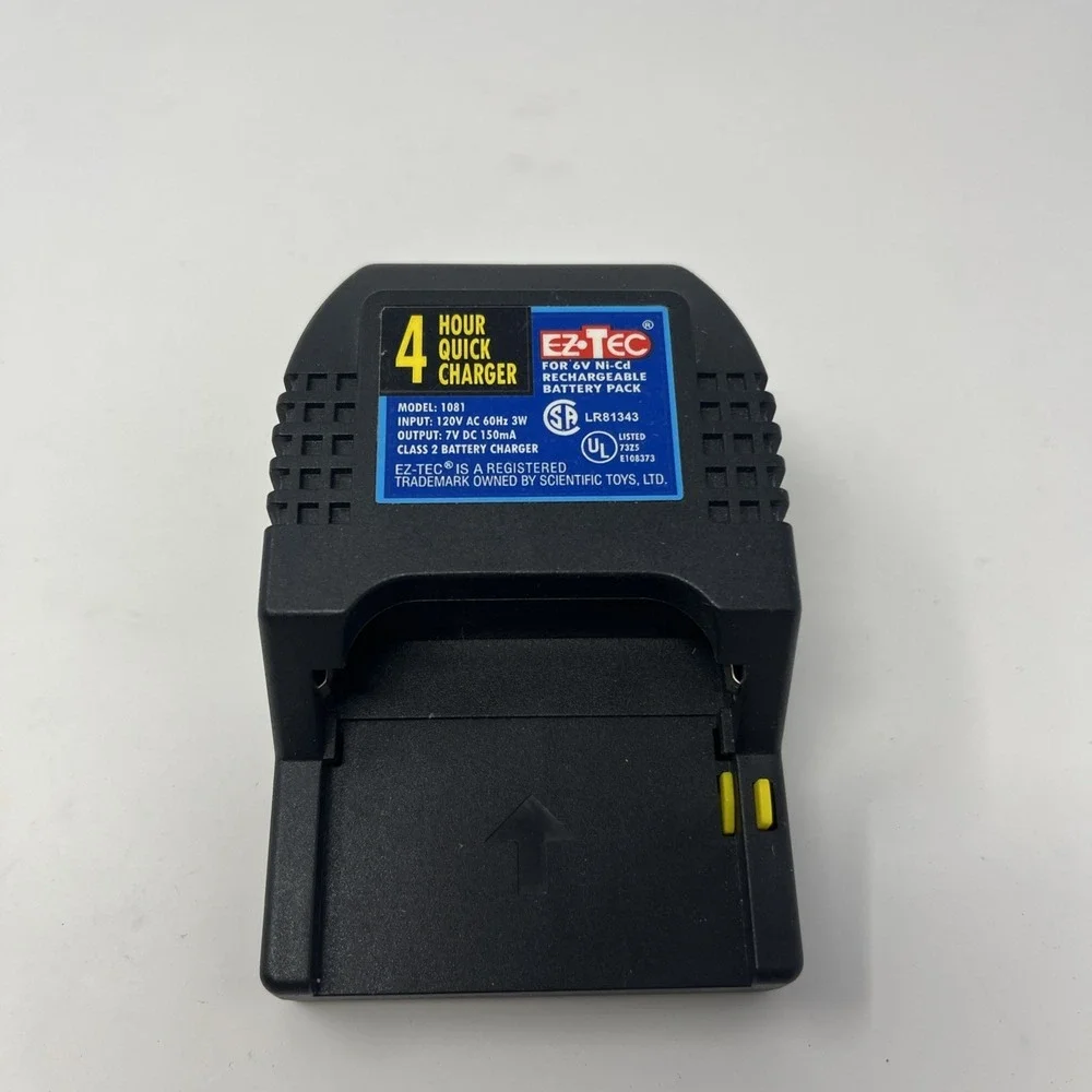 EZ Tec 4 Hour Quick Charger Model 1081 For‎ 6v Batteries Ni-Cd